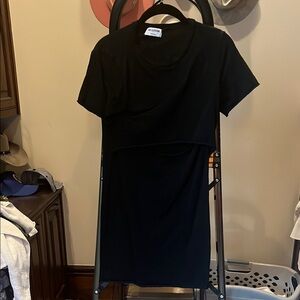 LNA Black Mini Dress